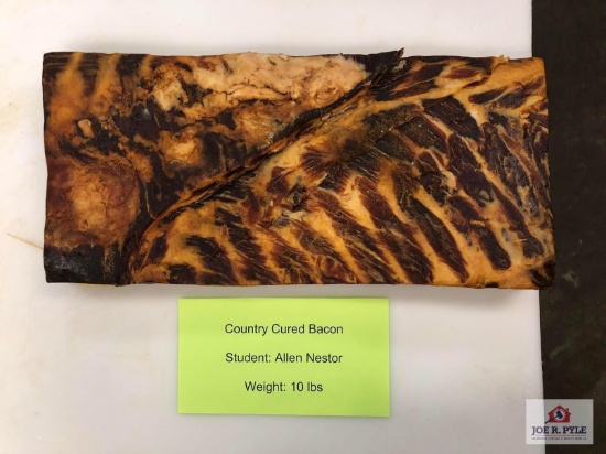 Country Cured Bacon (10lbs) | Student: Allen Nestor
