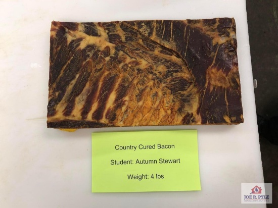 Country Cured Bacon (4lbs) | Student: Autumn Stewart