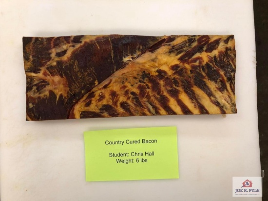 Country Cured Bacon (6lbs) | Student: Chris Hall