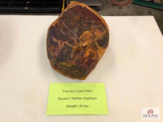 Country Cured Ham (20lbs) | Student: Nathan Eastham