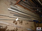 1 Lot of various size & style steel pipe and aluminum pipe