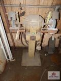 Continental electric heavy duty pedestal grinder