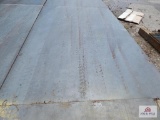 Piece of steel road plate 8' x 12' 1 inch thick. Pick-up on last day only