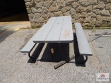 Lifetime plastic picnic table