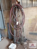 1 Lot of air hose and turnbuckles, etc.