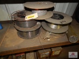 1 Lot of miscellaneous welding wire