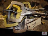 1 Lot of welding clamps