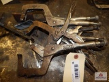 1 Lot of welding clamps