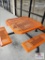 Picnic Table (You Must Unbolt From pavement)
