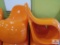 (2) Orange Chairs