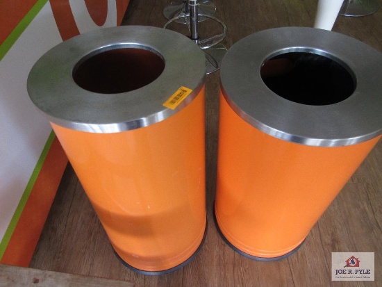 (2) Trash Cans