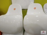 (2) White Chairs
