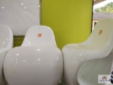 (2) White Chairs