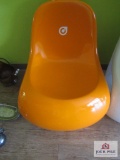 (1) Orange Chairs