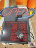 Open Sign