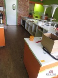 Approx. 16Ft Check Out Counter With Wells Cold Pan Drop In Refrigerated Model Rcp300