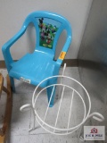 Kids Chair And Plant Stand