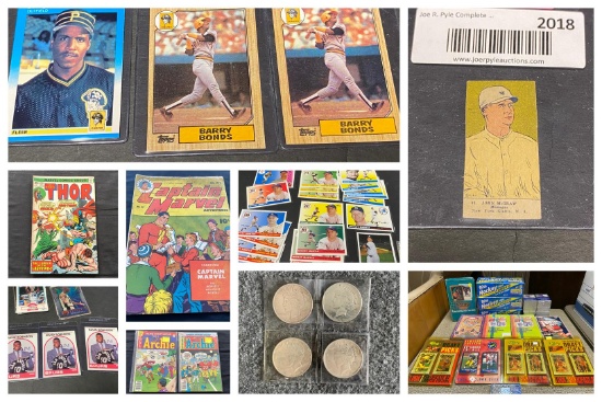 Sports Cards, Memorabilia, Comics, & Coins