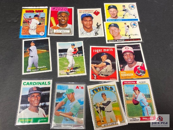 13 Different 2011 Topps "60 Years of Topps" cards.