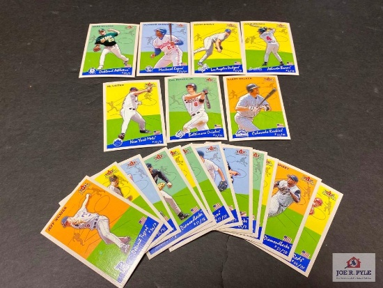19 Different 2002 Fleer Tradition "Low Numbers".