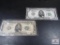 (2) 1928A,1928B Five Dollar Bill