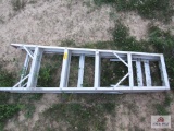 White Aluminum 5Ft Step Ladder