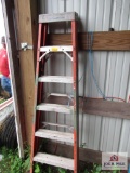 6Ft Orange Fiberglass Ladder