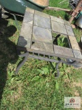Outdoor Side Table Missing Tile