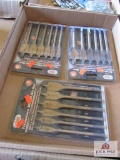 (3) New Wooden Drill Bits Sets