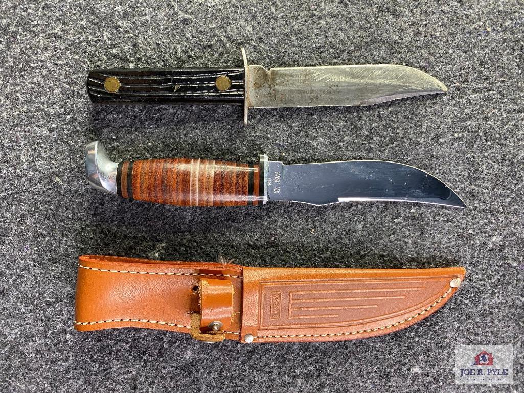 150} Case XX knife (#325-5) with leather sheath | Proxibid