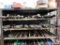 Large lot of drill bits (shelving included)