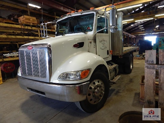 2010 Peterbilt PB337 flatbed Paccar motor miles 140569 VIN: 2NP2HM6X6BM122955