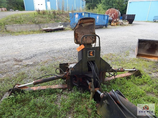 Quick connect back-hoe attachment
