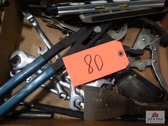 Pliers, vise grips, levels, etc.