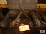 Steel box w/contents