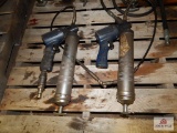 3 Air operated grease guns