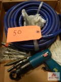 Air operated chisel & air hose