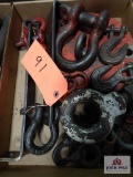 Clevis, O-rings, chain hooks