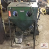 Empire standing sand blast & cabinet