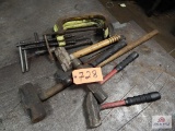 Hammers, C-Clamps