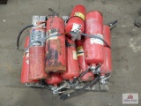 9 Fire extinguishers