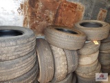 1 Lot of used tires various sizes