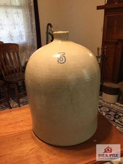 5 Gallon stoneware jug