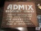 Admix Broad Cast Service Wooden Sign