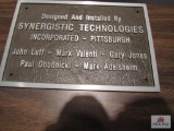 Synergistic Technologies Metal Sign