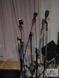 Large Lot Of Microphone Stand