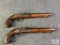 {256} Pair of Replica Percussion Dueling Pistols (SN: 1755, 1758) .45 Cal?