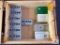 {154} Wooden ammo crate containing (17) 50-rd boxes of misc. 9mm Luger ammo