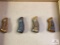 {149} Four sets of S&W grips (various sizes)