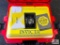 {245} Invicta Reserve Bolt Gunmetal dial, hard storage case & paperwork (Polyurethane band is